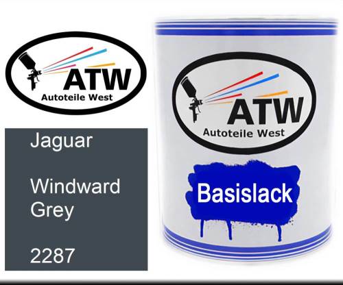 Jaguar, Windward Grey, 2287: 1L Lackdose, von ATW Autoteile West.